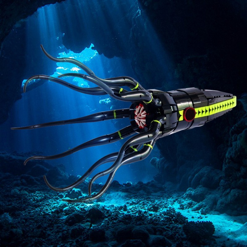 GOBRICKS MOC 220370 Giant Squid - YWOBB