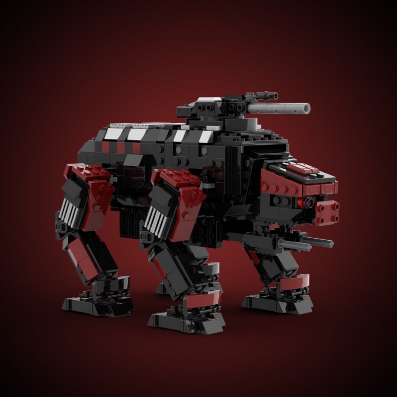 GOBRICKS MOC 179900 Helldivers 2 - Automaton Factory Strider - YWOBB