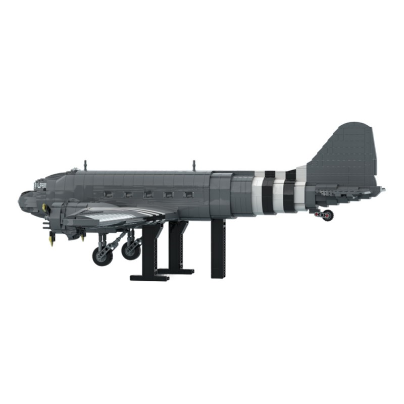 GOBRICKS MOC 199632 C-47 Skytrain Dakota - YWOBB