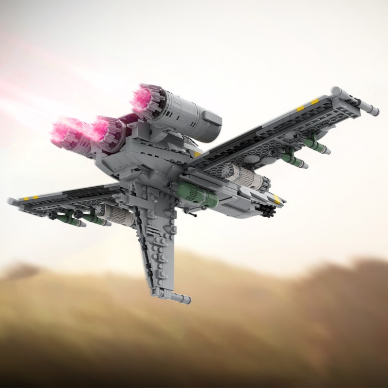 GOBRICKS MOC A2120 HELLDIVERS - agle close Air support - YWOBB