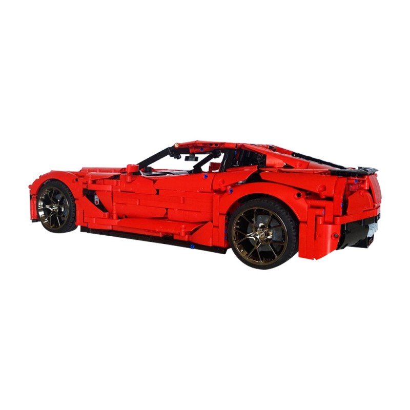 GOBRICKS MOC 188766 1:8 Chevrolet Corvette C7 - YWOBB