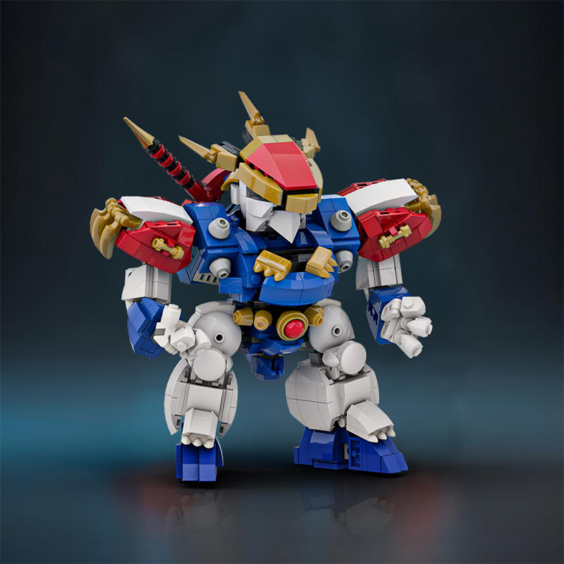 GOBRICKS MOC A1837 Ryujinmaru - YWOBB