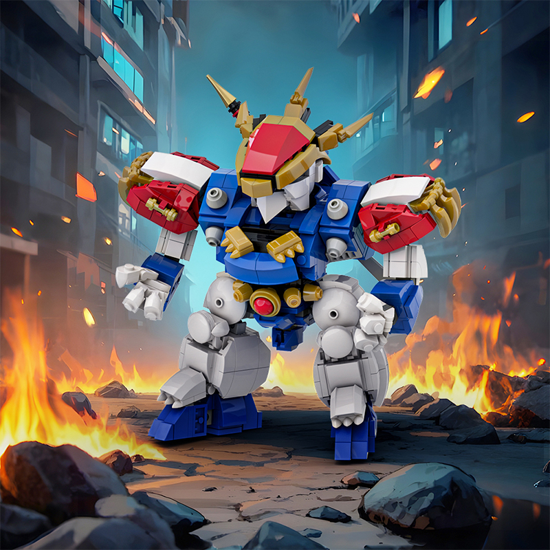 GOBRICKS MOC A1837 Ryujinmaru - YWOBB