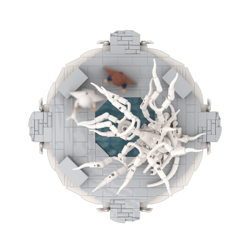 GOBRICKS MOC 221927 White City Courtyard - YWOBB