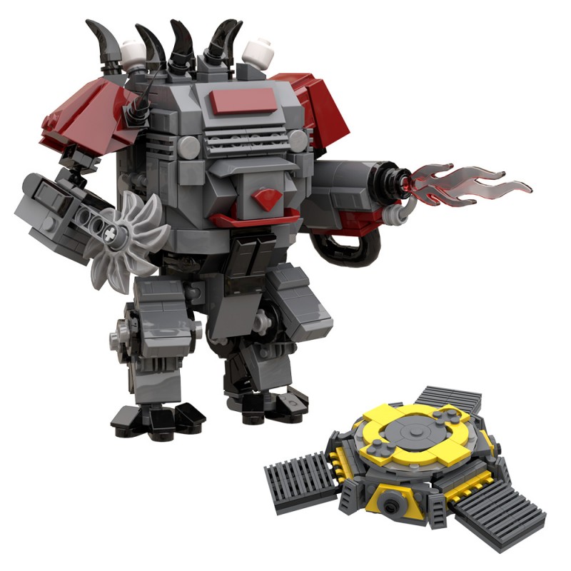 GOBRICKS MOC S0011 Jedi Commando Hulk Scorcher - YWOBB