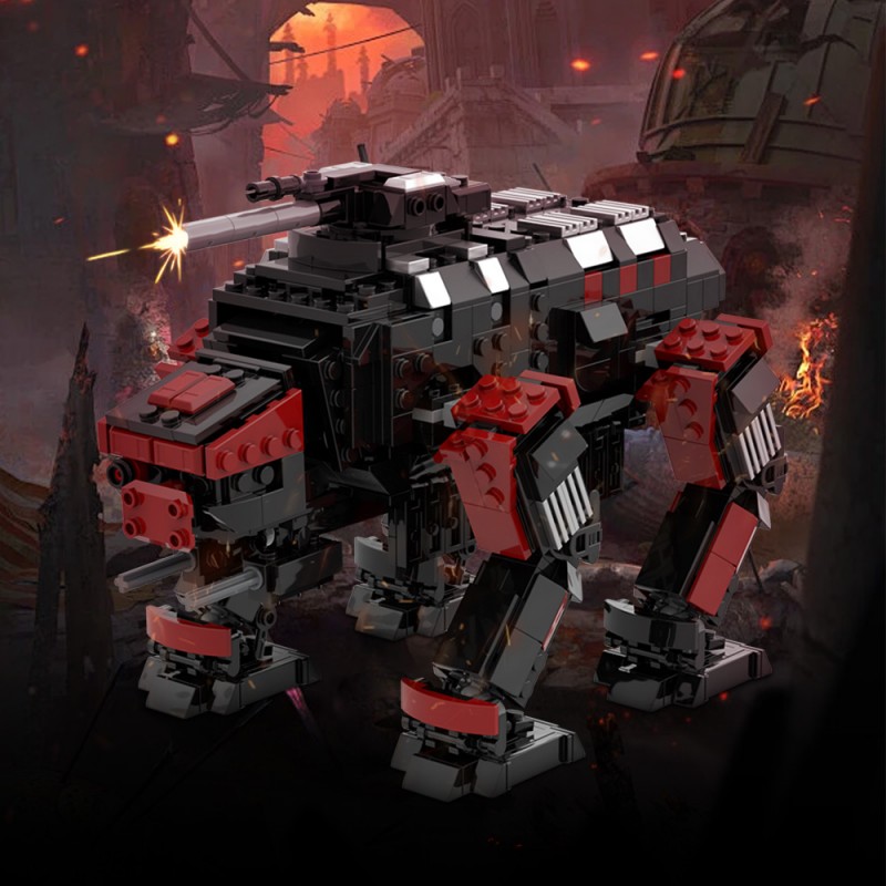 GOBRICKS MOC 179900 Helldivers 2 - Automaton Factory Strider - YWOBB