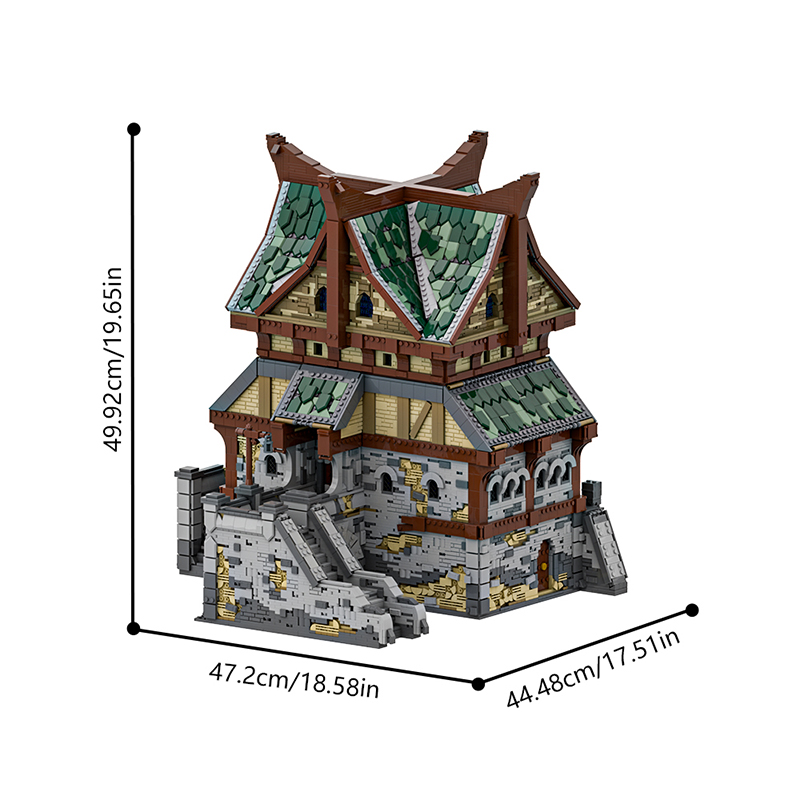GOBRICKS MOC A1833 Proudspire Manor - YWOBB