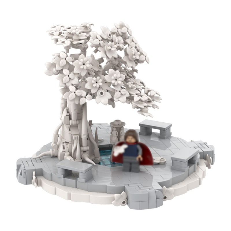 GOBRICKS MOC 221927 White City Courtyard - YWOBB