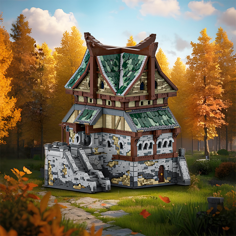 GOBRICKS MOC A1833 Proudspire Manor - YWOBB