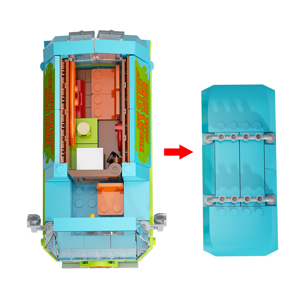 GOBRICKS MOC S0006 Scooby-Mysterious machine - YWOBB