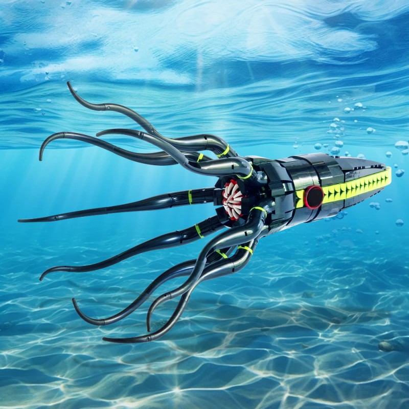 GOBRICKS MOC 220370 Giant Squid - YWOBB