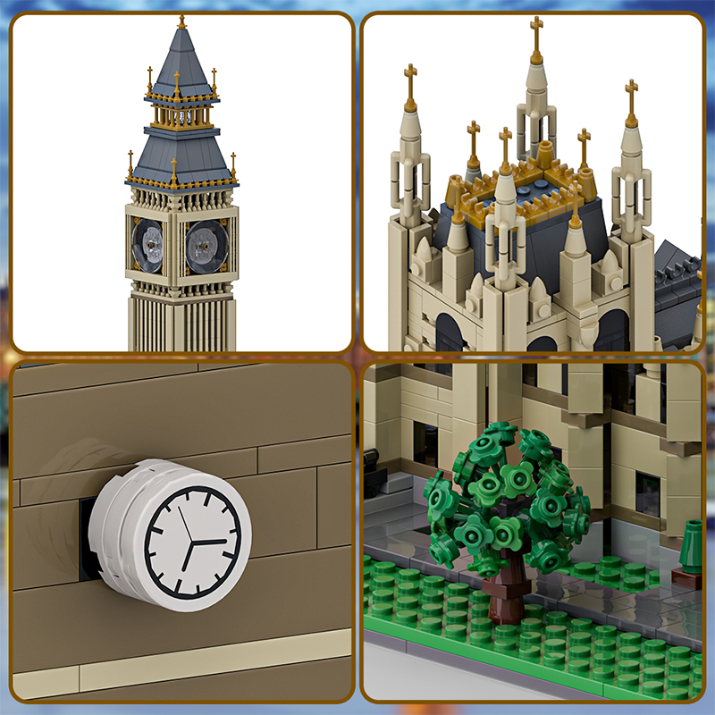 GOBRICKS MOC 10253 Big Ben - YWOBB