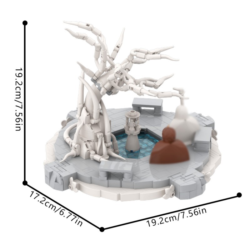 GOBRICKS MOC 221927 White City Courtyard - YWOBB
