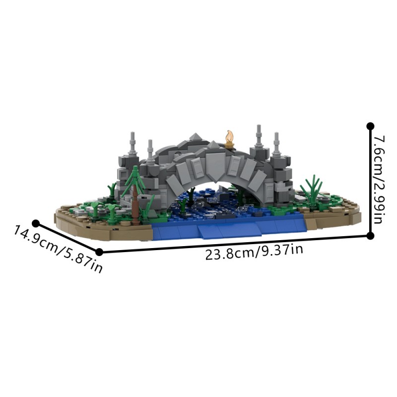 GOBRICKS MOC 219833 Bridge - YWOBB
