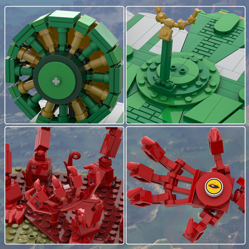 GOBRICKS MOC S0009 Zelda - Left-handed Windwing - YWOBB