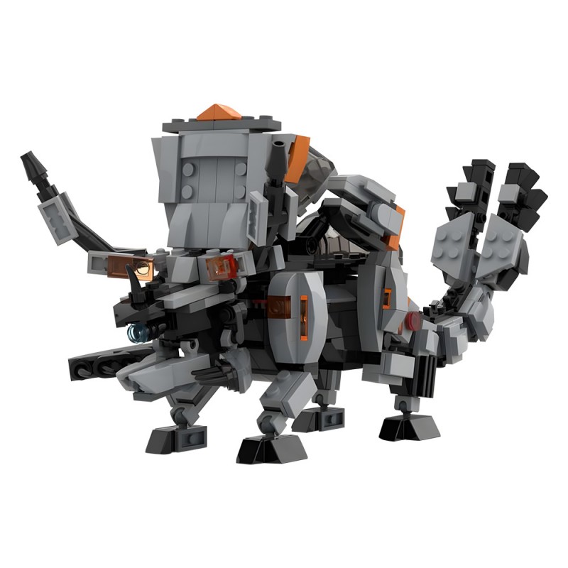 GOBRICKS MOC 169067 Grimhorn from Horizon Forbidden West - YWOBB