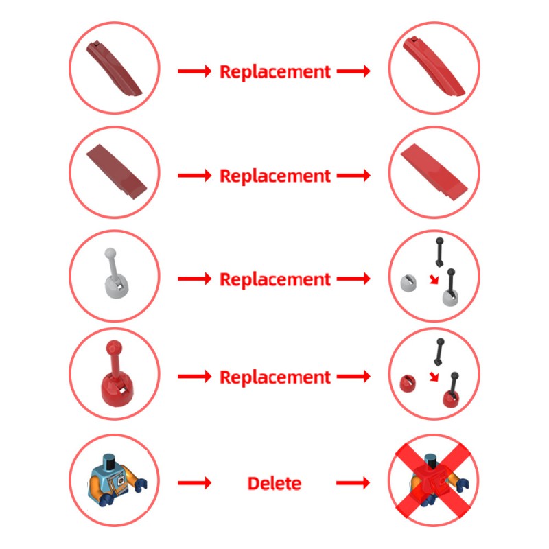 GOBRICKS MOC 203139 Harbour Tugboat - YWOBB