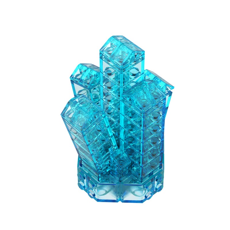 GOBRICKS MOC A1882Y01-A1882Y03 Crystal-Neon Green - YWOBB