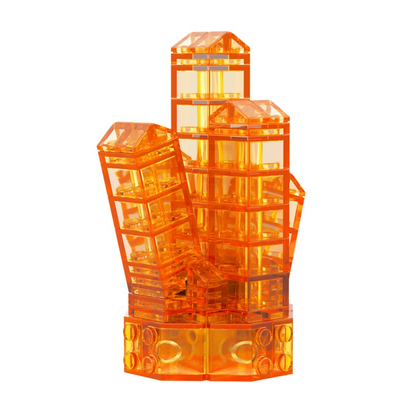 GOBRICKS MOC A1882Y01-A1882Y03 Crystal-Neon Green - YWOBB