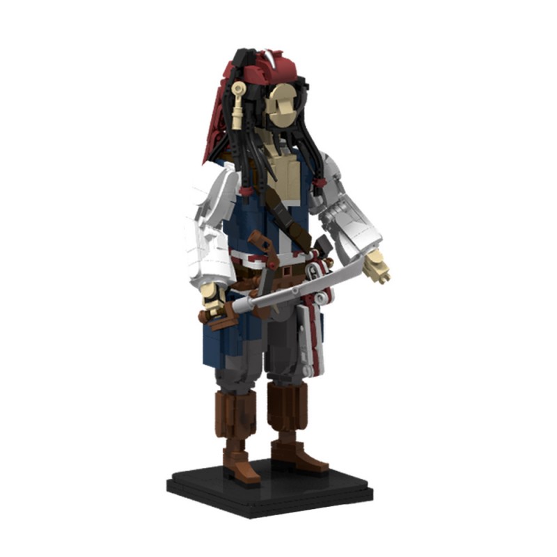 GOBRICKS MOC 204804 Captain Jack Sparrow Figurine - YWOBB