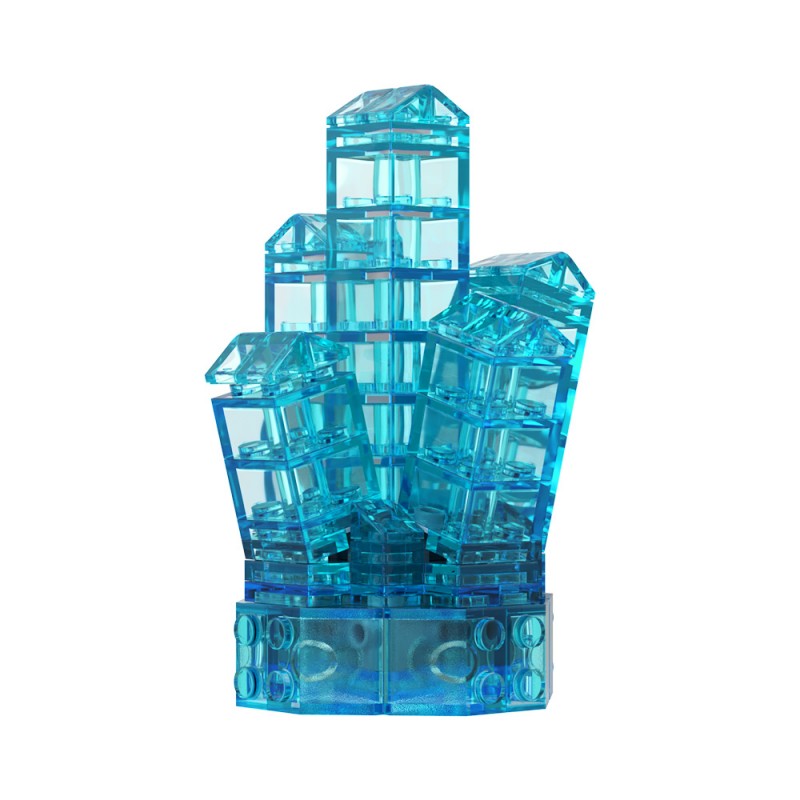 GOBRICKS MOC A1882Y01-A1882Y03 Crystal-Neon Green - YWOBB