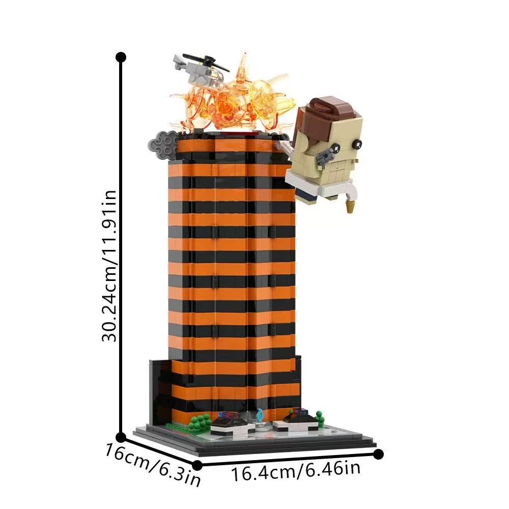 GOBRICKS MOC S0026 Die Hard -Bruce Willis - YWOBB