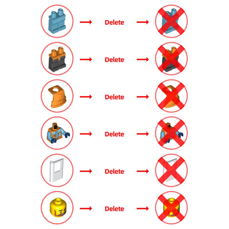 GOBRICKS MOC 203139 Harbour Tugboat - YWOBB