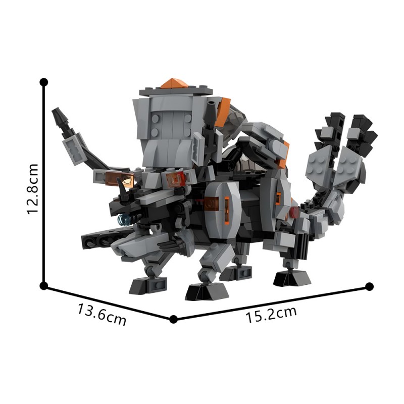 GOBRICKS MOC 169067 Grimhorn from Horizon Forbidden West - YWOBB