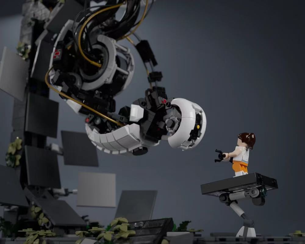 GOBRICKS MOC 212559 GLaDOS - Portal 2 - YWOBB