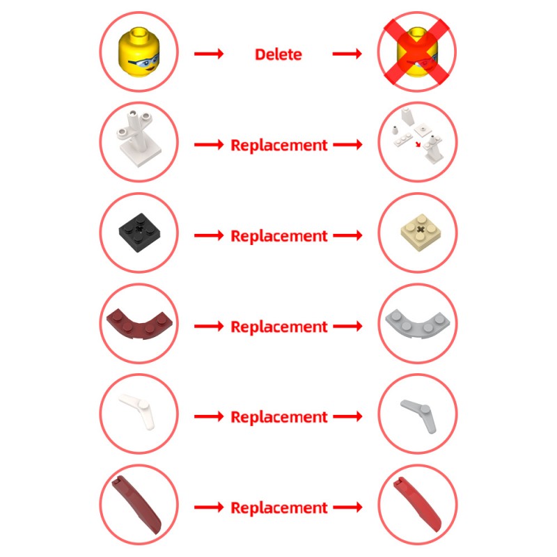 GOBRICKS MOC 203139 Harbour Tugboat - YWOBB