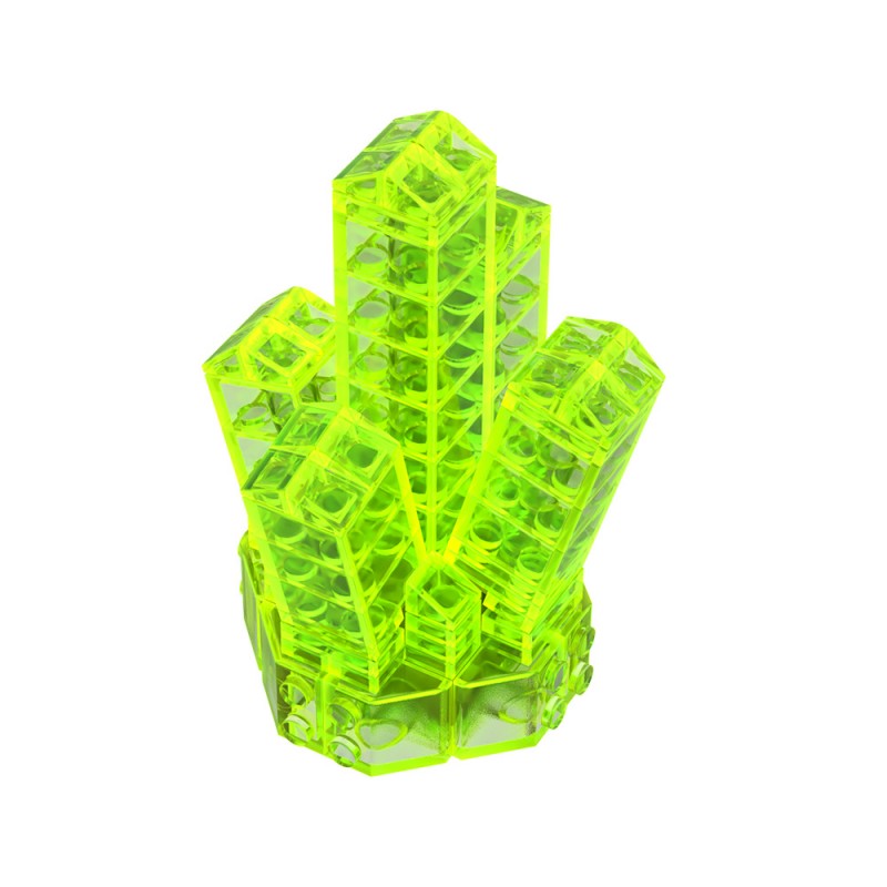 GOBRICKS MOC A1882Y01-A1882Y03 Crystal-Neon Green - YWOBB