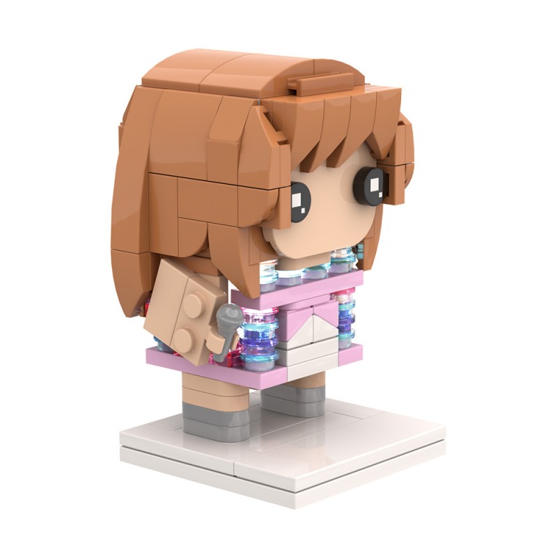 GOBRICKS MOC S0015 Taylor Swift blockhead doll style - YWOBB