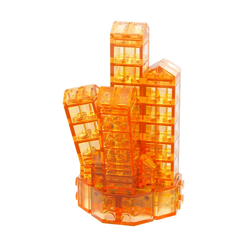 GOBRICKS MOC A1882Y01-A1882Y03 Crystal-Neon Green - YWOBB