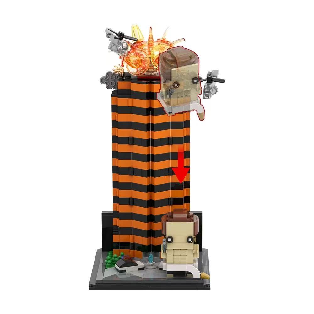 GOBRICKS MOC S0026 Die Hard -Bruce Willis - YWOBB