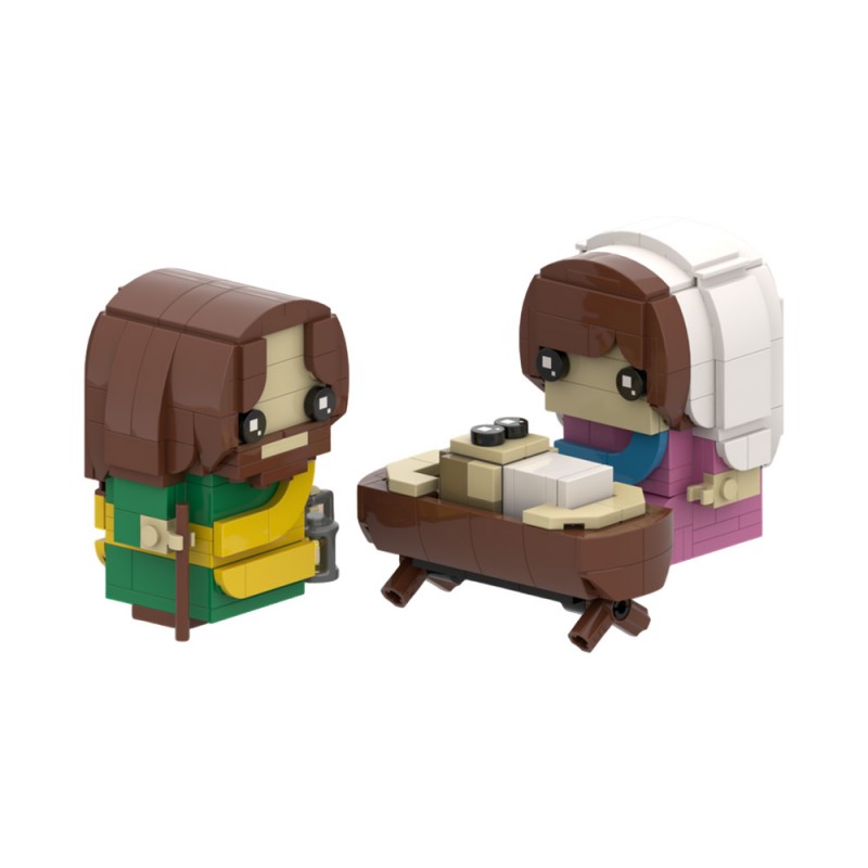 GOBRICKS MOC 130386 Nativity Scene - YWOBB