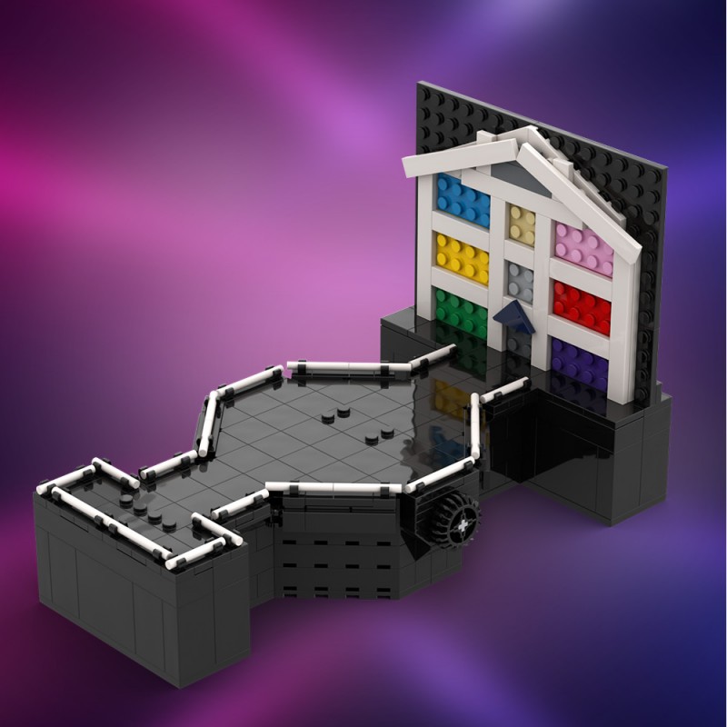 GOBRICKS MOC S0016 Taylor Swift Mini Stage - YWOBB