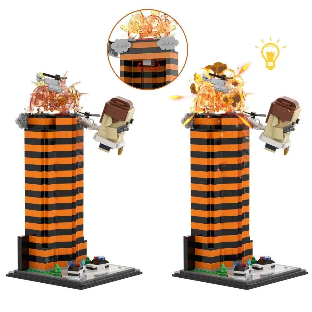 GOBRICKS MOC S0026 Die Hard -Bruce Willis - YWOBB