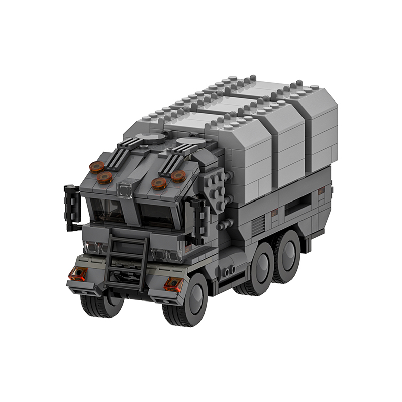 GOBRICKS MOC A1840 Futuristic Military Truck - YWOBB