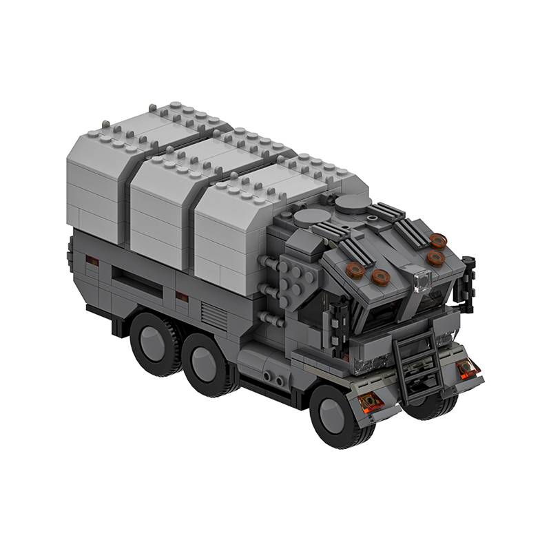 GOBRICKS MOC A1840 Futuristic Military Truck - YWOBB