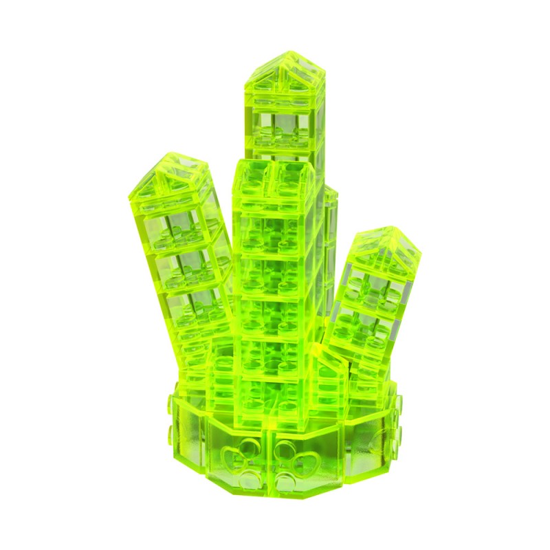 GOBRICKS MOC A1882Y01-A1882Y03 Crystal-Neon Green - YWOBB