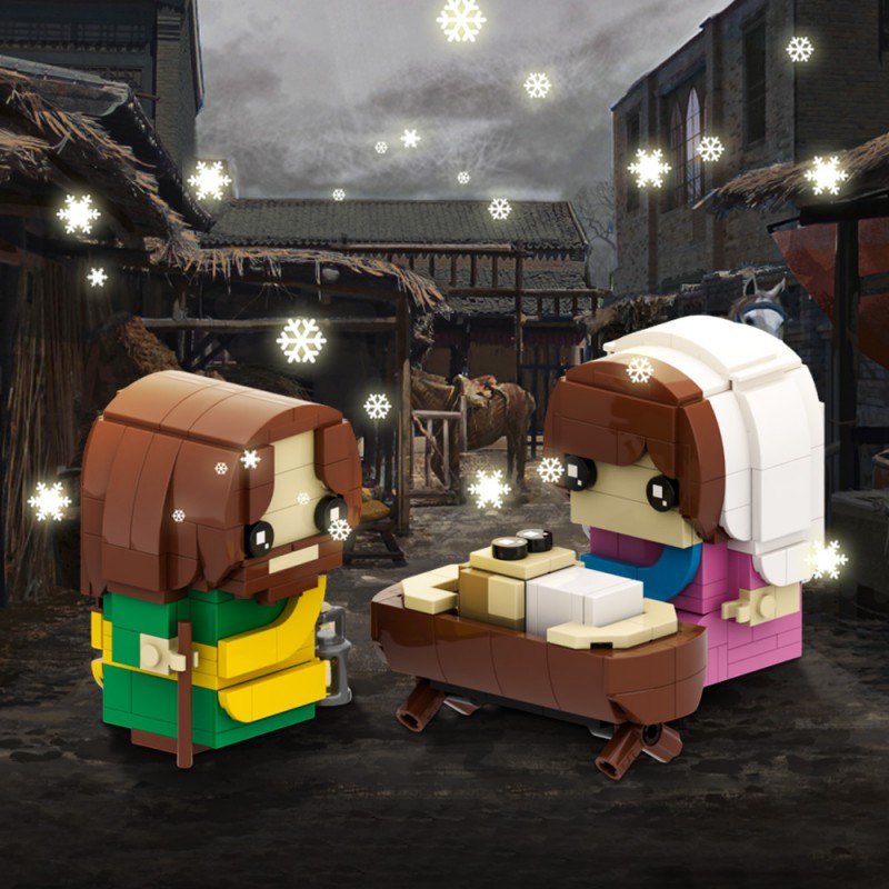 GOBRICKS MOC 130386 Nativity Scene - YWOBB