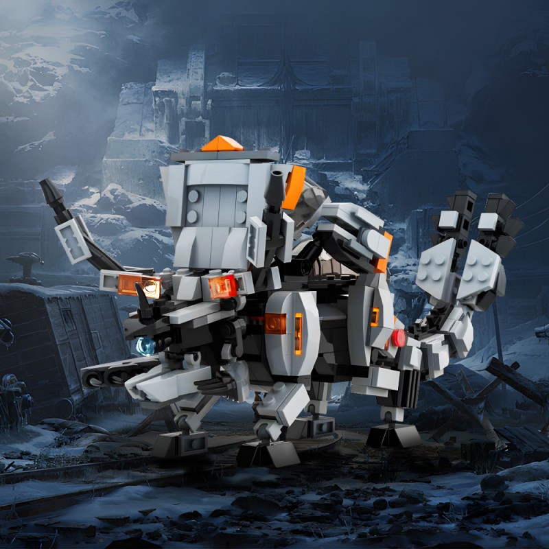 GOBRICKS MOC 169067 Grimhorn from Horizon Forbidden West - YWOBB