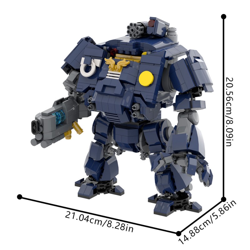 GOBRICKS MOC 214638 Ultramarines Redemptor Dreadnought - YWOBB