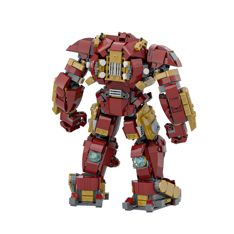 GOBRICKS MOC A1878 hulkbuster - YWOBB