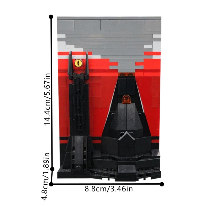 GOBRICKS MOC 183955 Tales of Mordor - YWOBB