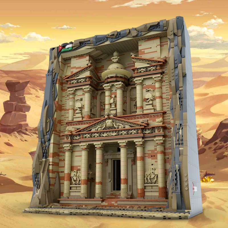 GOBRICKS MOC 202360 Petra - The Treasury - YWOBB