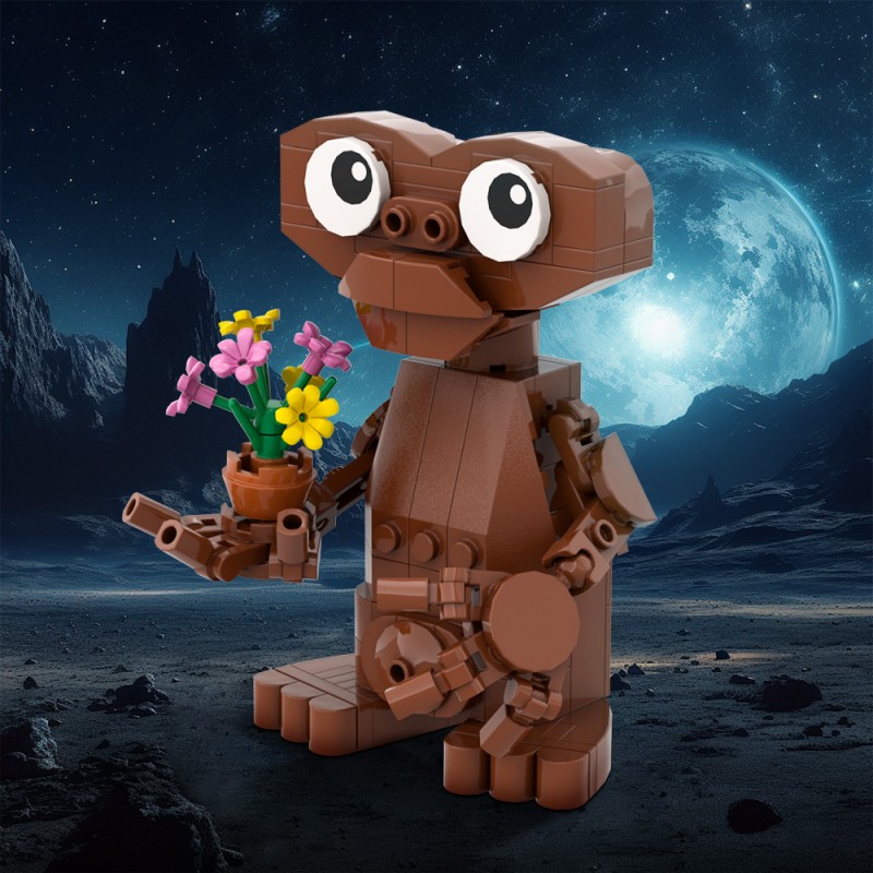 GOBRICKS MOC A1958 ET-Special Edition - YWOBB