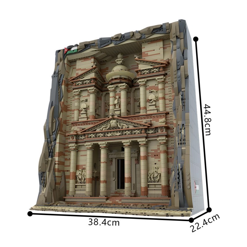GOBRICKS MOC 202360 Petra - The Treasury - YWOBB
