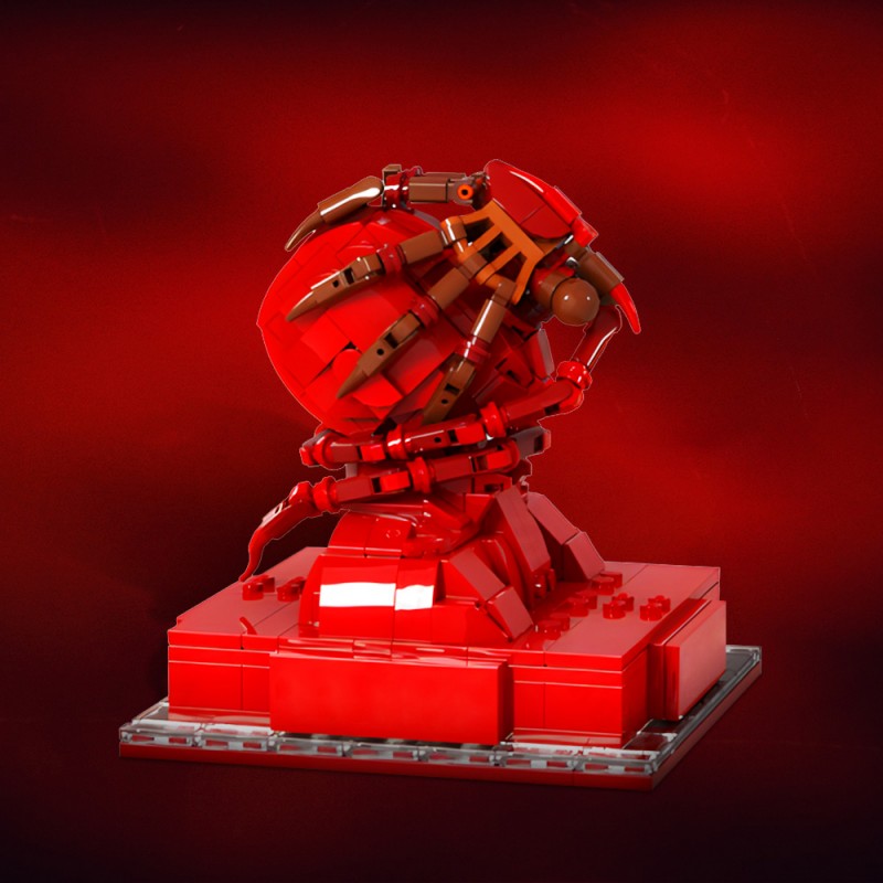 GOBRICKS MOC 206275 Micro ALIEN Romulus 3D poster Concept - YWOBB