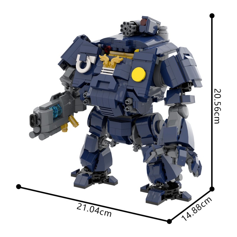 GOBRICKS MOC 214638 Ultramarines Redemptor Dreadnought - YWOBB